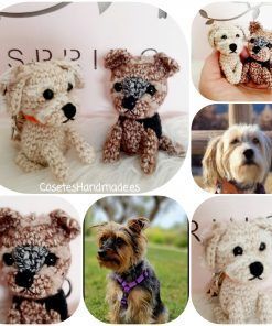 Mascotas llaveros amigurumi