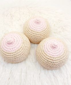 Tetitas sonajero amigurumi