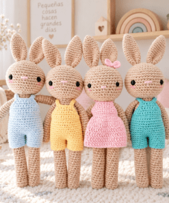 Conejitos de apego Valeria/Hugo