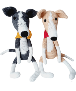 Galgo amigurumi de apego