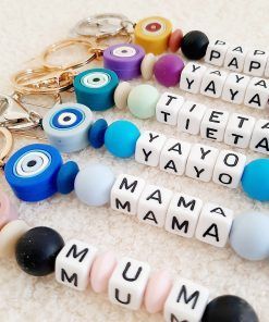 Llaveros Ojo Nazar personalizados